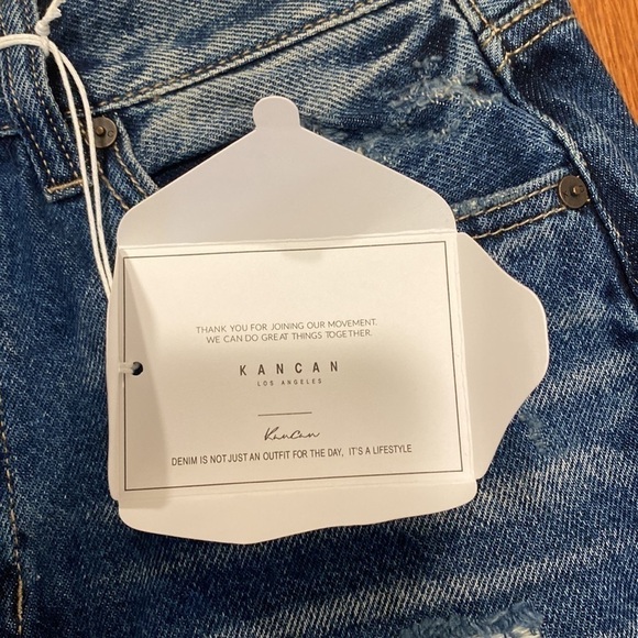 KANCAN High Waist Ripped Mom Jeans NWT - Picture 12 of 16